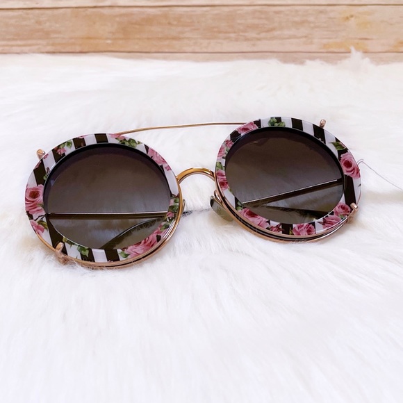 Dolce & Gabbana Oversized Round Sunglasses - Picture 1 of 13